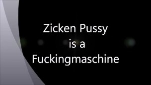 Big Dildo ride Zicken Pussy