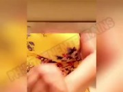 lightskin teen playing with pussy trying not. To get caught !!!