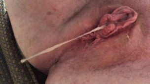 Dripping creampie from husband 