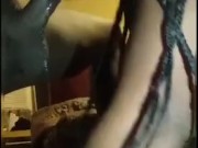 Deep throat sloppy head