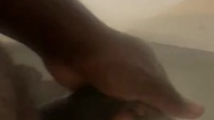 Washing my cock 