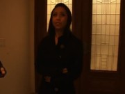 petite latin girl fucks a huge black cock 1/16