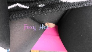 Foxy hot masturbates in public transport. I'm hot and looking forward to pu