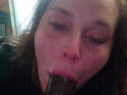 Obedient Slut Suck BBC Hubby and Oral CreamPie 16/16