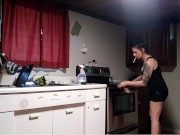 Smoking Jewels, Smoking Voyuer, Fucked from behind with cumshot 2/16