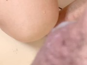 Wife brazenly fucked in the ass in the kitchen while her husband is not aro 13/16