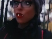 It's Halloween Week! Outdoor Vampire Piss At Twilight 7/16