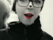 Halloween Week: Black and White Piss At A Restaurant 11/16