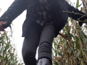 Halloween Week! A Naughty Flash In The Corn Maze 10/16