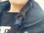 Halloween Week! Glowing Skull Desperate Piss In My Yard... barely made it! 4/16