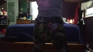 Goofing around twerking 