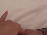 Naughty teen squirts while listening to parents fuck next door 1/16