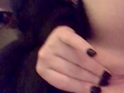 Sneaky masturbation {right in front of bf!}