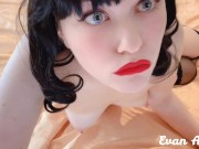 Red Lips, Long Tongue and Teeth Tease and Denial