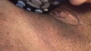 Tight teen rams pussy with remote for stepmom to lick up after
