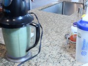Ebony MILF Breakfast Smoothie