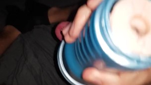 Cumshot in fleshlight