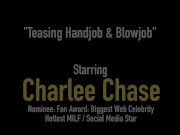 Cock Craving Cougar Charlee Chase Gives Superb Handjob! 1/16
