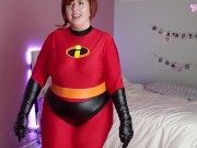 Elastigirl Mrs Incredible cheats, gets home wrecker impregnation creampie 4/16