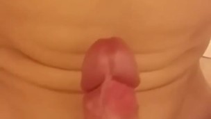 Big white cock cumshot