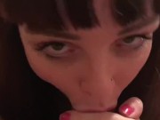 Teen stepdaughter begs for creampie from stepdaddy  9/16