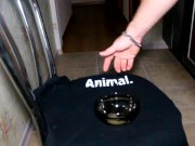 My home cumshot in a bowl