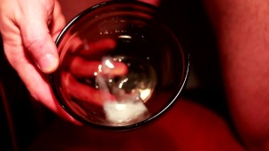 Home cumshot in a bowl #2