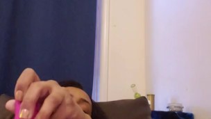 All I want is cum shooting all over my tight pink pussy