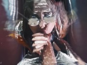 I love to suck his huge dick and when he fucks my tight pussy 1/16