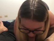 Cute blonde sucking dick 2/16