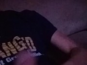 Jerking one out before wife gets home 