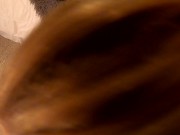 One sloppy blow job with two loads cumming right up. 4/16