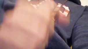 Jerking Off My Big Uncut Cock Public On My Window Till I Cum - Camilo Brown