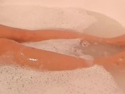 Teaser Tub Tuesday! bathtub Foot fun. splish splash 7/16