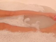 Teaser Tub Tuesday! bathtub Foot fun. splish splash 8/16