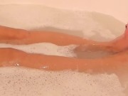 Teaser Tub Tuesday! bathtub Foot fun. splish splash 9/16