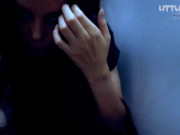 Длинноволосая сучка из телика отведала хуйца 10/16