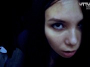 Длинноволосая сучка из телика отведала хуйца 12/16