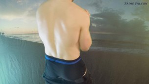 Sadie Falcon Strip Tease - (One take instead of both at the same time)..