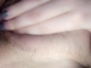 Hot Teen Rubbing Clit Up Close