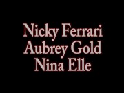 Lesbians Nina Elle, Nickey Ferrari Eat Pussy! 2/16