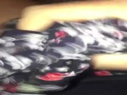 my step sister surprises me to cum in her are jogging-legins 13/16