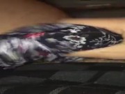 my step sister surprises me to cum in her are jogging-legins 7/16