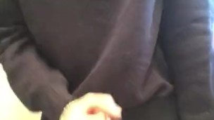 Cumming at step dads house 