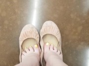 Playing With My Stinky Flats In Walmart