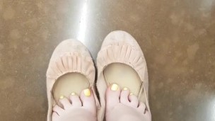 Playing With My Stinky Flats In Walmart