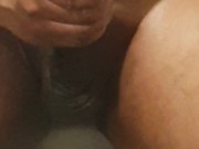 Solo jerking off with juicy cumshot