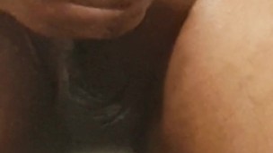 Solo jerking off with juicy cumshot