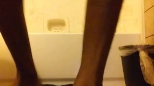 Adrian Creamy Nut On Both Feet.. Cumshot.