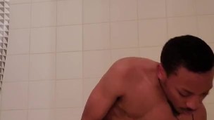 Steamy BBC shower